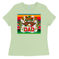 Matcha nacho average dad father's day Ladies Tee - TumblerDesignByShophia