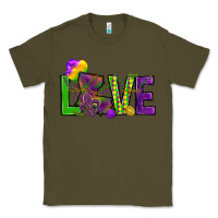 Army Green Love Louisiana Classic Tee - HowdyJamesFarm