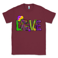 Burgundy Love Louisiana Classic Tee - HowdyJamesFarm