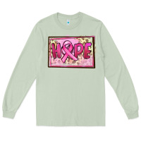 Matcha Hope Breast Cancer Long Sleeve Tee - FaDigitalArtStudio