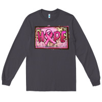 Smoke Hope Breast Cancer Long Sleeve Tee - FaDigitalArtStudio