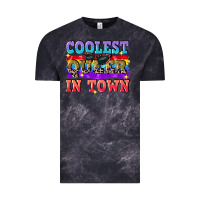 Cloud Black Coolest queer in town Vintage Tee - CowGirlArtShop