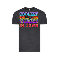 Vintage Black Coolest queer in town Vintage Tee - CowGirlArtShop