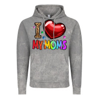 Cloud Rock i love my moms Vintage Hoodie - OliviaCreatesArt