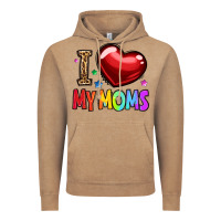 Vintage Coffee i love my moms Vintage Hoodie - OliviaCreatesArt