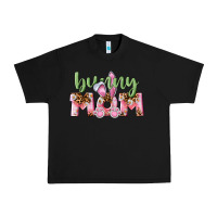 Black Happy Easter Bunny Mom Urban Heavy Tee - CowGirlArtShop