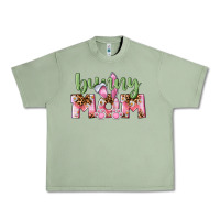 Oil Green Happy Easter Bunny Mom Urban Heavy Tee - CowGirlArtShop