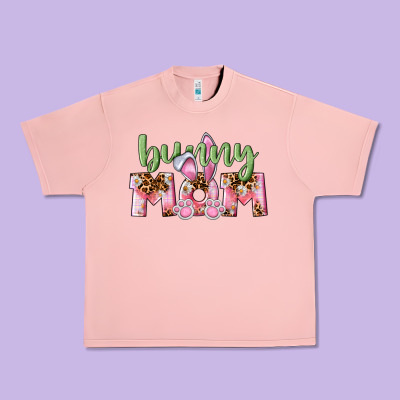 Happy Easter Bunny Mom Urban Heavy Tee Designed By Cowgirlartshop