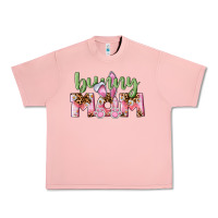 Salmon Happy Easter Bunny Mom Urban Heavy Tee - CowGirlArtShop