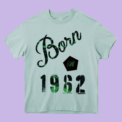 Born In 1962 Heavy Core Tee Designed By Bettercallsaul