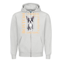 Dove Grey boston terrier t  shirt boston terrier dog traits gift t  shirt Zipper Hoodie - longCreatives