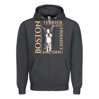 Smoke boston terrier t  shirt boston terrier dog traits gift t  shirt Zipper Hoodie - longCreatives
