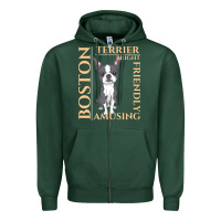 Sports Green boston terrier t  shirt boston terrier dog traits gift t  shirt Zipper Hoodie - longCreatives