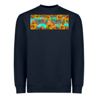 Navy Welcome Fall Heavyweight Sweatshirt - Artiststas