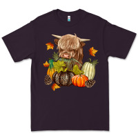 Plum Heifer with Pumpkins Premium Tee - texasbilliewilder