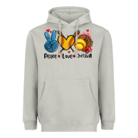 Moon Dust peace love  softball Heavyweight Hoodie - AdoDesignShop