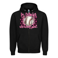 Black in october we wear pink baseball Zipper Hoodie - BarkalooDesign