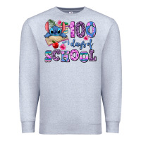 Heather Grey 100 days of school Premium Sweatshirt - AdoDesignShop