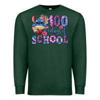 Sports Green 100 days of school Premium Sweatshirt - AdoDesignShop