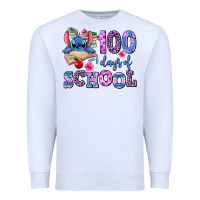 White 100 days of school Premium Sweatshirt - AdoDesignShop