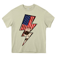 Mossy Lightning Bolt Heavy Core Tee - JahusDesignShop