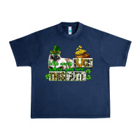 Navy St. Patrick's cat who needs luck when you are this Urban Heavy Tee - CowGirlArtShop