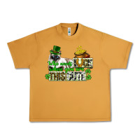 Peanut Butter St. Patrick's cat who needs luck when you are this Urban Heavy Tee - CowGirlArtShop