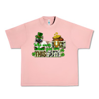 Salmon St. Patrick's cat who needs luck when you are this Urban Heavy Tee - CowGirlArtShop