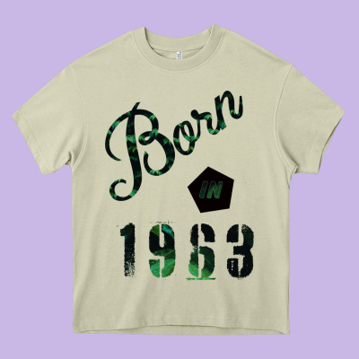 Born In 1963 Heavy Core Tee Designed By Bettercallsaul