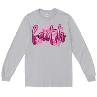 Moon Dust Faith Breast Cancer Long Sleeve Tee - FaDigitalArtStudio