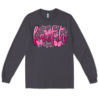 Smoke Faith Breast Cancer Long Sleeve Tee - FaDigitalArtStudio