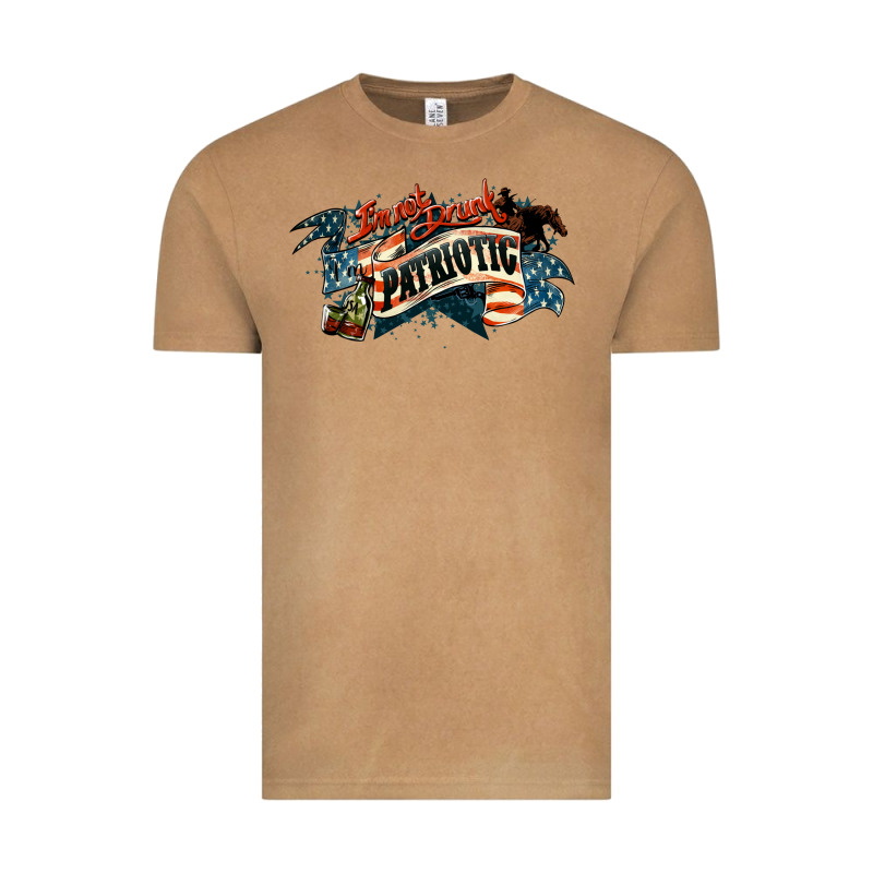I'm Not Drunk I'm Patriotic 4th Of July Vintage Tee by HowdyJamesFarm | Teevron