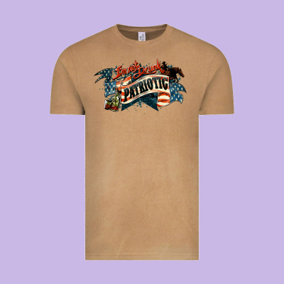 I'm Not Drunk I'm Patriotic 4th Of July Vintage Tee Designed By Howdyjamesfarm