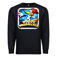 Black #woody woodpecker character Premium Sweatshirt - longCreatives
