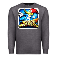 Charcoal Heather #woody woodpecker character Premium Sweatshirt - longCreatives