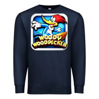 Navy #woody woodpecker character Premium Sweatshirt - longCreatives