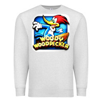 Oatmeal Heather #woody woodpecker character Premium Sweatshirt - longCreatives