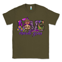 Army Green Love Mardi Gras with gnome Classic Tee - HowdyJamesFarm