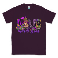Plum Love Mardi Gras with gnome Classic Tee - HowdyJamesFarm