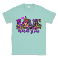 Seafoam Love Mardi Gras with gnome Classic Tee - HowdyJamesFarm