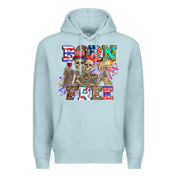 Blue Mist boy grandma Premium Hoodie - CowhideDigitalArt