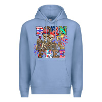 Colony Blue boy grandma Premium Hoodie - CowhideDigitalArt
