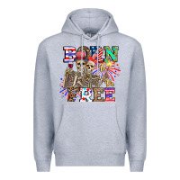 Heather Grey boy grandma Premium Hoodie - CowhideDigitalArt