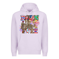 Lilac boy grandma Premium Hoodie - CowhideDigitalArt