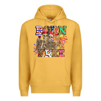Mustard boy grandma Premium Hoodie - CowhideDigitalArt