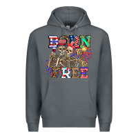 Rock boy grandma Premium Hoodie - CowhideDigitalArt