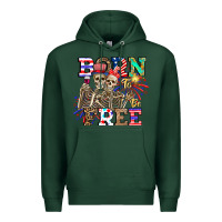 Sports Green boy grandma Premium Hoodie - CowhideDigitalArt