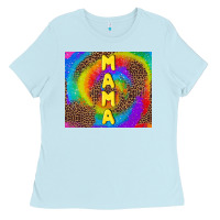 Baby Blue mama tie dye Ladies Tee - TumblerDesignByShophia