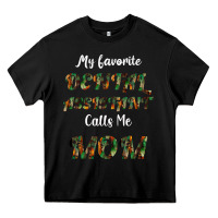 Black My Favorite Dental Assistant Calls Me Mom Heavy Core Tee - Bettercallsaul