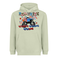 Matcha red white wroom wroom wroom Heavyweight Hoodie - AdoDesignShop
